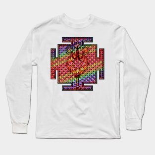 Trident Yantra of Shiva Long Sleeve T-Shirt